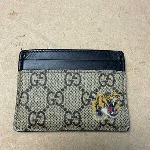 GUCCI GG Supreme Card Case Tiger
Card Holder Unisex Used